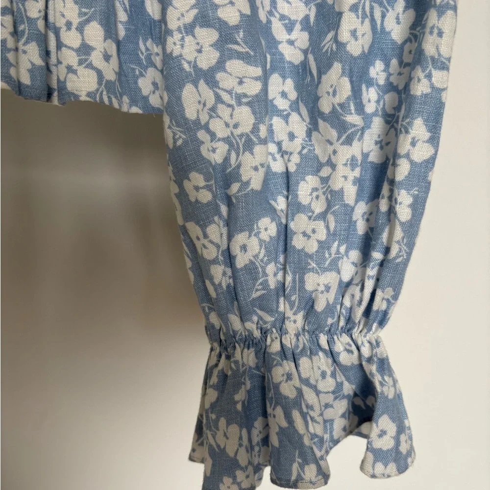 Reformation Cambria Linen Top in Sofie